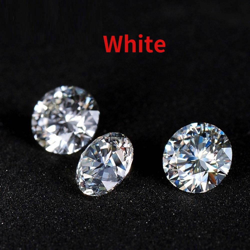 Rund briljantskjæring 5,0 mm til 12,0 mm D Farge Moissanites løs stein diamantring smykker armbånd materiale høy kvalitet