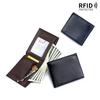 New Leather Texture Men's Short Wallet First Layer Cowhide Business Ultra-thin Wallet Driver's License Storage Bag Card Bag