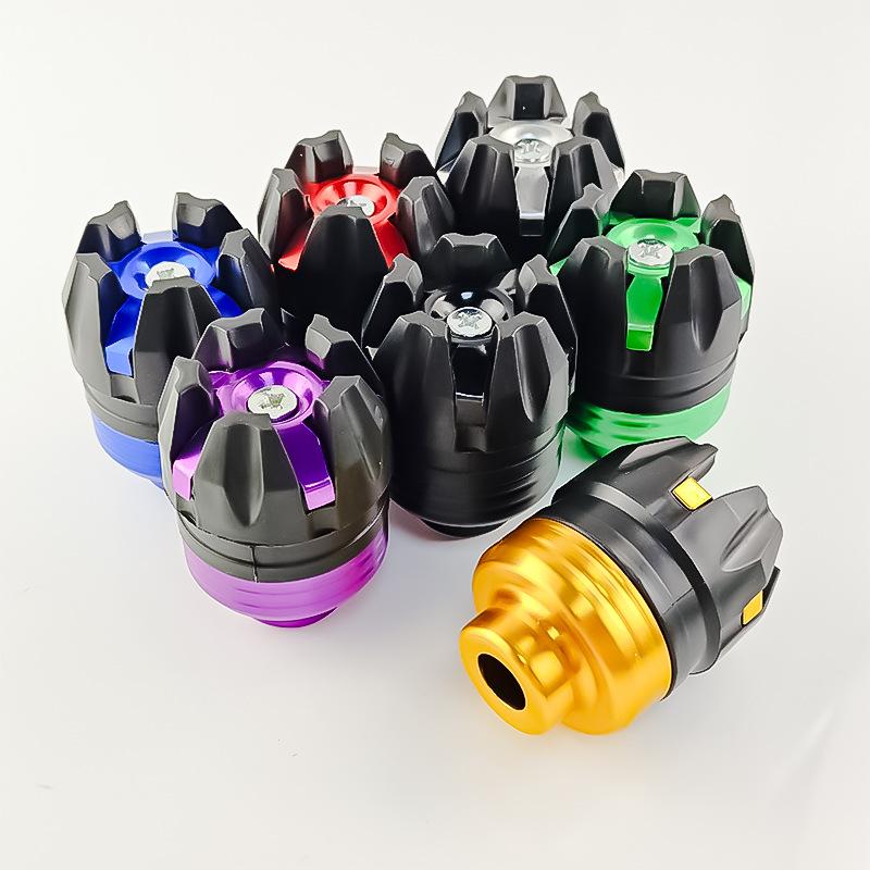 Universal Aluminum Alloy Front Suspension Protection Cup Frame Slider Falling Protector Modified For Motorbike Anti-Fall Bumpers