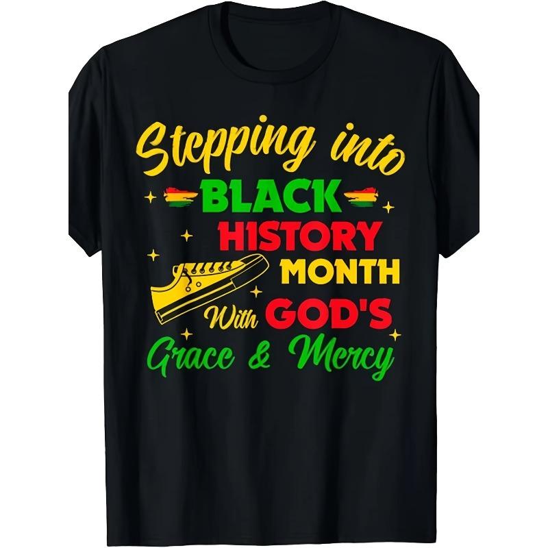 

European sizes Men S Casual Short Sleeve T-Shirt Comfortable Fit, Crew Neck, Playful Print, Vintage Style, All-season Men s Wear 4XL