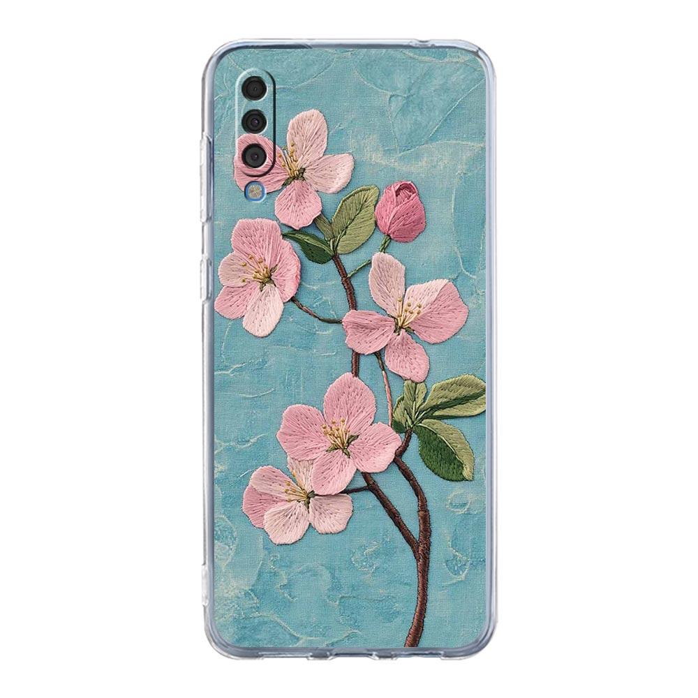 

Чехол для телефона Samsung A26 A36 A56 A54 A52 A50 A70 A40 A20E A12 A14 A16 A22 A24 A42 A34 A32 5G A04s A06 5G Чехол Цветочный Мрамор Samsung A32 5G