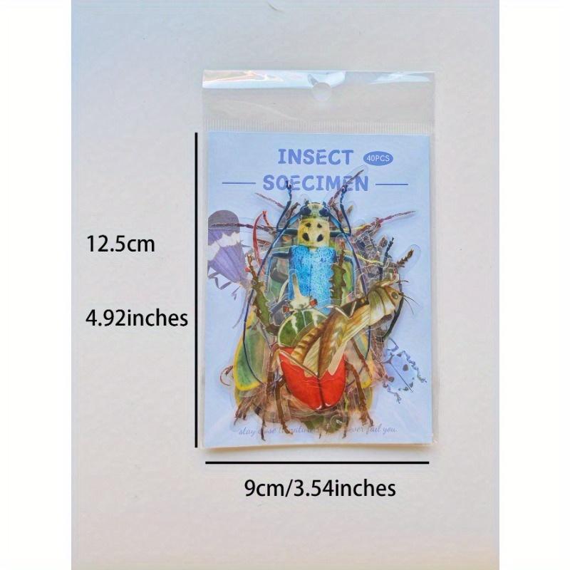 40 hárkov/Balenie Roztomilé farebné vtáky a hmyz Poznámkový blok Dekoratívne nálepky Dekoratívne nálepky na Scrapbooking Štítok Denník Školské potreby Album Telefón