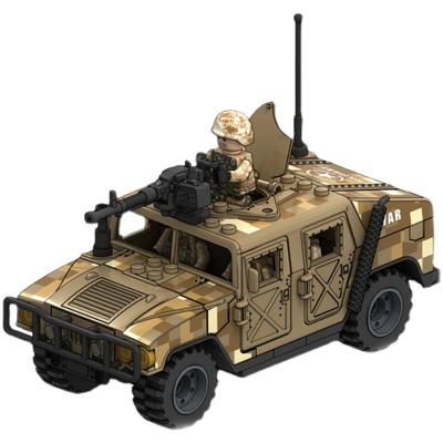 Forças Especiais do Exército dos EUA Hummer SUV Carro Soldados Armas Militares Figuras Blocos Modelo de Montagem Kits de Construção Brinquedos