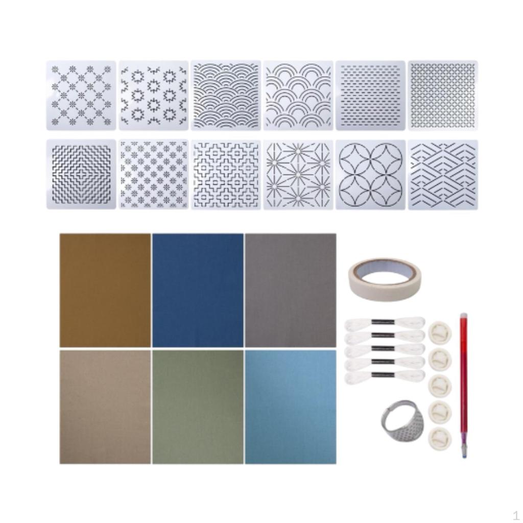 Embroidery Kit for Beginners Materials Accessories Sewing Set DIY Coaster Shirts