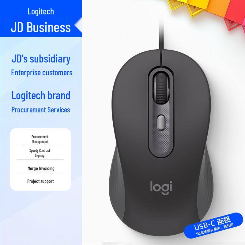 

Logitech M520 Wired Silent Office Mouse