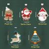 Christmas Hand Towel Kitchen Absorbent Cleaning Cloth Hanging Quick Drying Rag Bathroom Snowman Santa Claus Hand Cloth