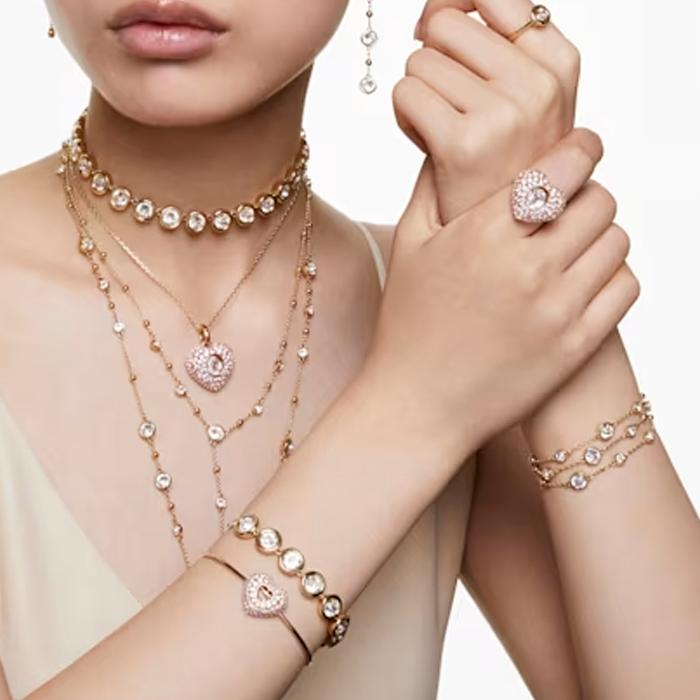 Swarovski Imber Wassertropfenform Eingelegt Vergoldetes Metall Imitation Kristall Armband Damenarmband 5680095