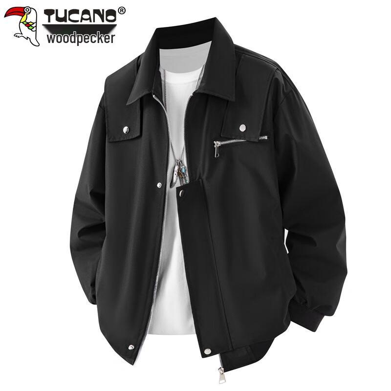 Tucano Męska kurtka z klapami w stylu vintage