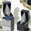 with LED Light Watch Box Flip-Top Lid Wristwatch Display Case Exquisite Watch Storage Case  Watch