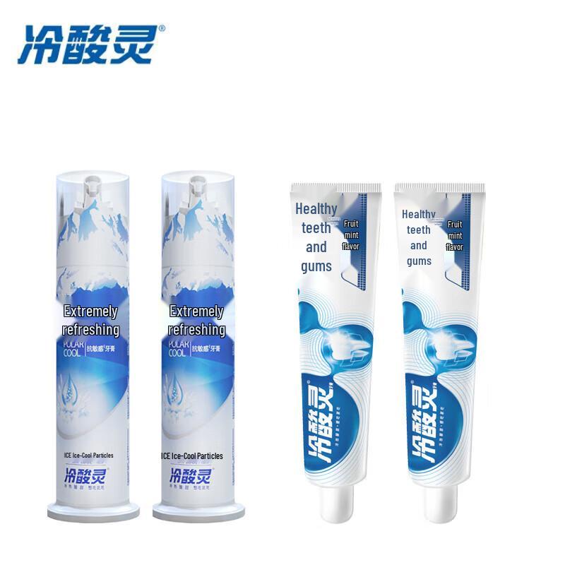 

Cold Acid Ling Arctic Fresh Anti-Sensitive Pump Toothpaste 4-Pack