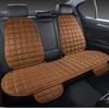 Plush Rear Seat Cushion with Backrest - Breathable, Protective Pad for Vehicle Interiors, Soft Quilted Design, Hand Washable, Fits Most Autos