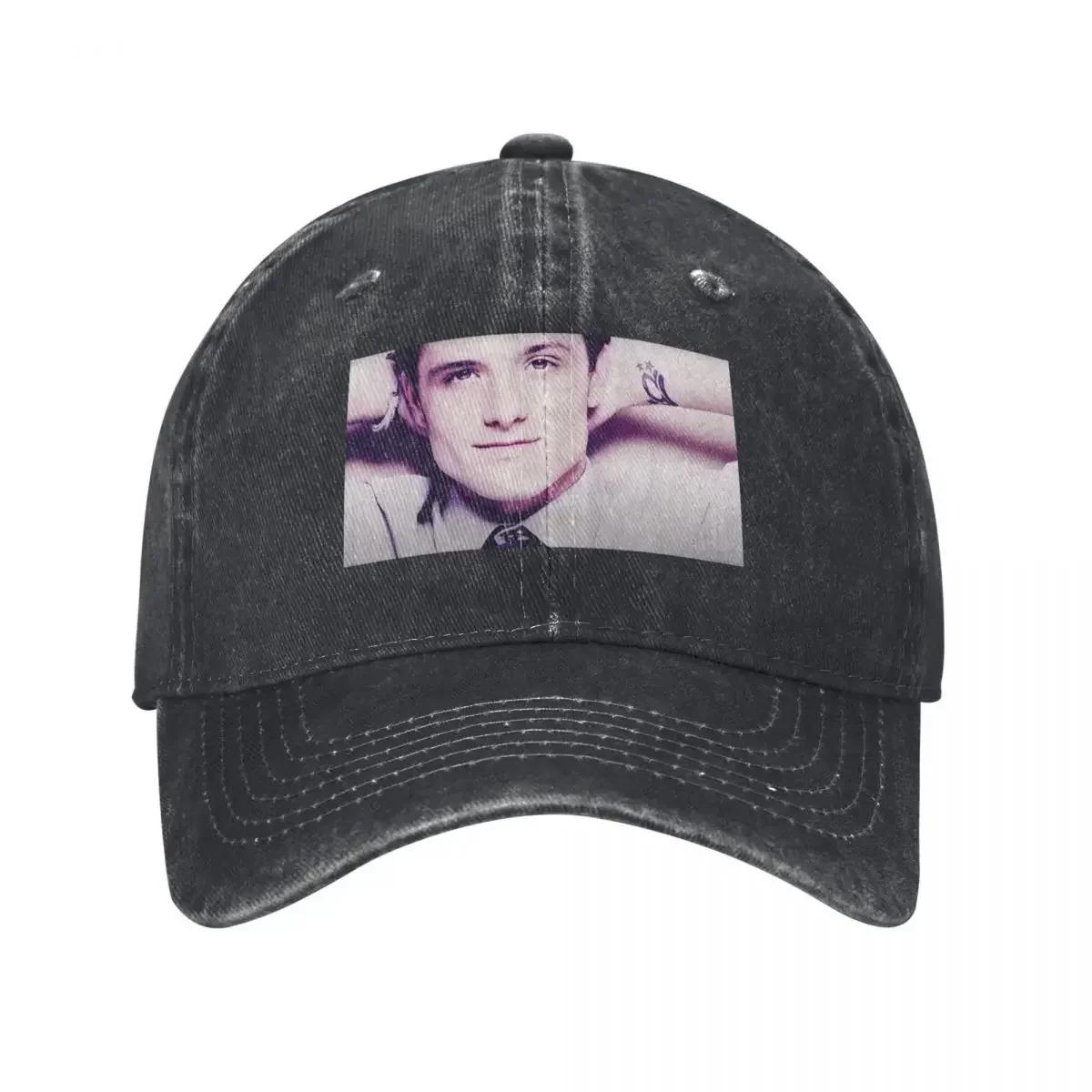 Josh Hutcherson Whistle Meme Baseball Cap Designer Hat Rave F Trucker Cap Unisex Golf Wear Womens