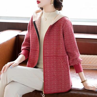 Dames Casual Gebreid Vest met Capuchon