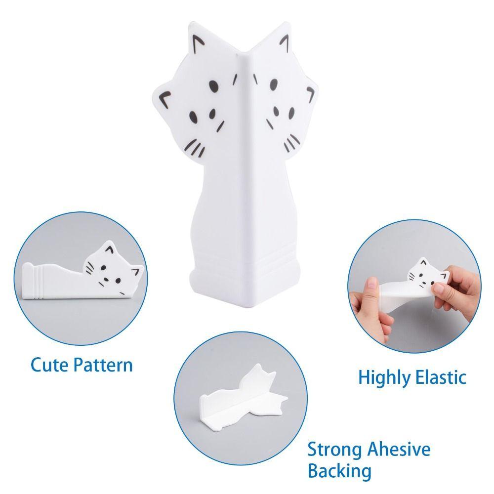 Cat Shape Silicone Collision Pad Baby Safety Wall Corner Protector  Livingroom