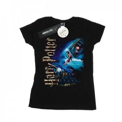 Camiseta feminina/senhora sorri em algodão de Hogwarts