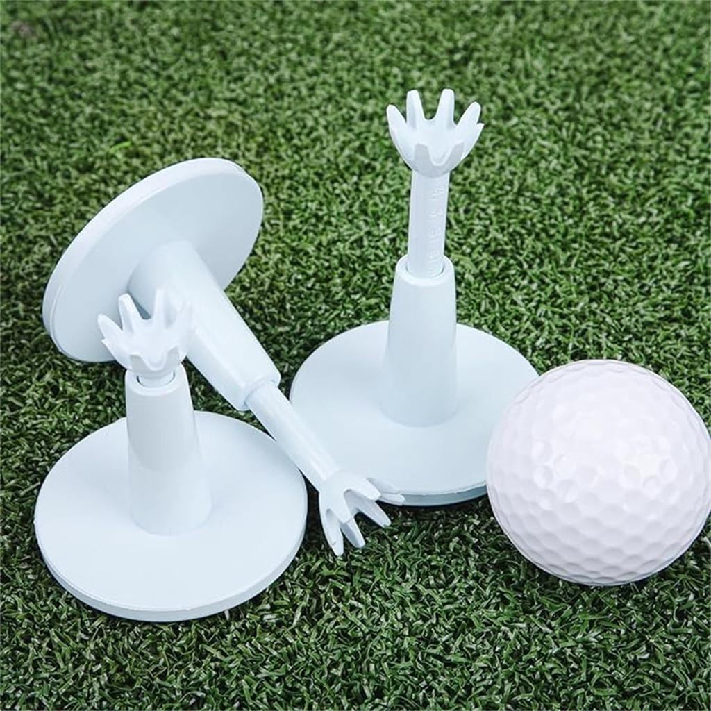 Telescopic Adjustable Golf Tee and Ball Seat, Height-Adjustable Golf Studs, Portable Golf Training Equipment for Accurate Swing Practice