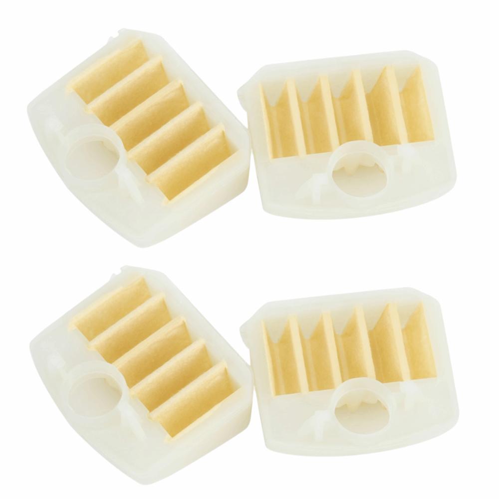 4PCS Plastic + Filter Paper Air Filter Replacement for Husqvarna 340 345E 346XP 350 351 353