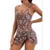 European and American Popular Collar Suspender One-piece Swimsuit Women's European and American Sexy Golf