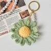 Handcrafted Crochet Daisy Keychain Pendant