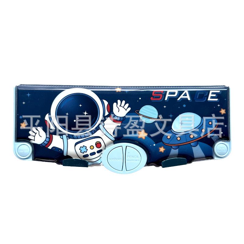 Multifunctional Large Capacity Double Layer Children's Pencil Case for Boys and Girls - Cute Plastic Box