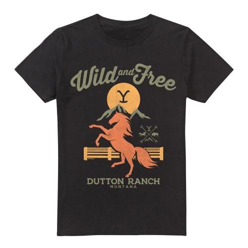 Yellowstone Mens Wild & Free T-Shirt