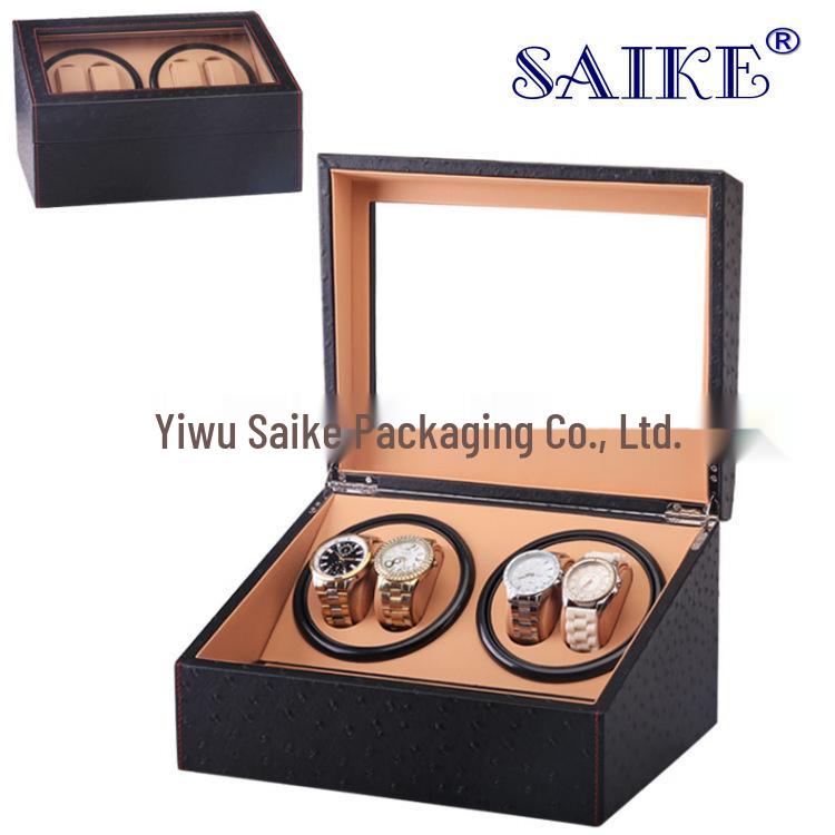 Automatic Rotating Watch Winder Box with Electric Motor for Mechanical Watches