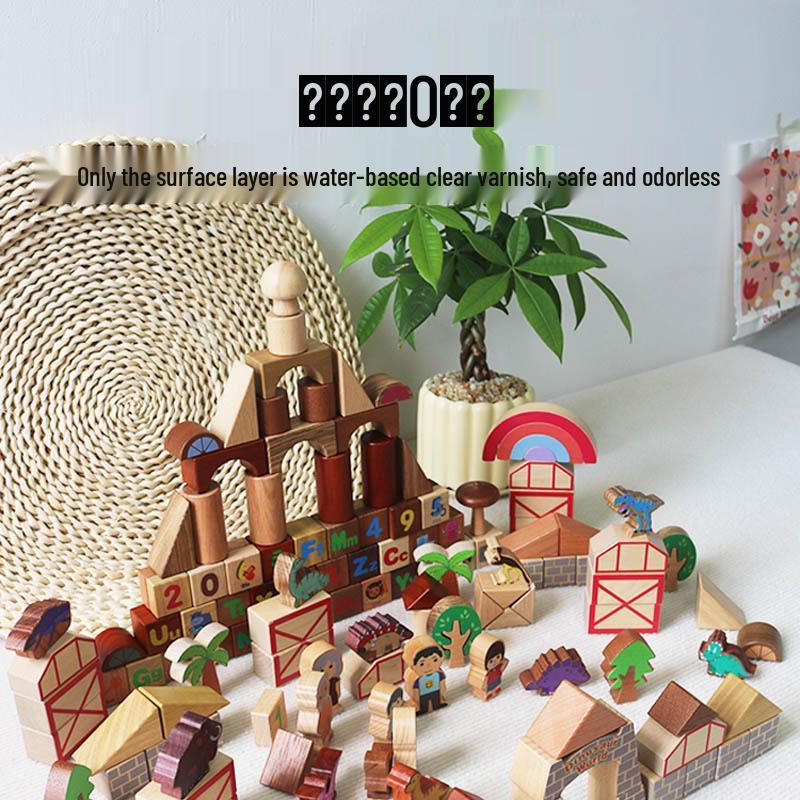 145-Piece Dinosaur Building Blocks for Children Aged 3-6