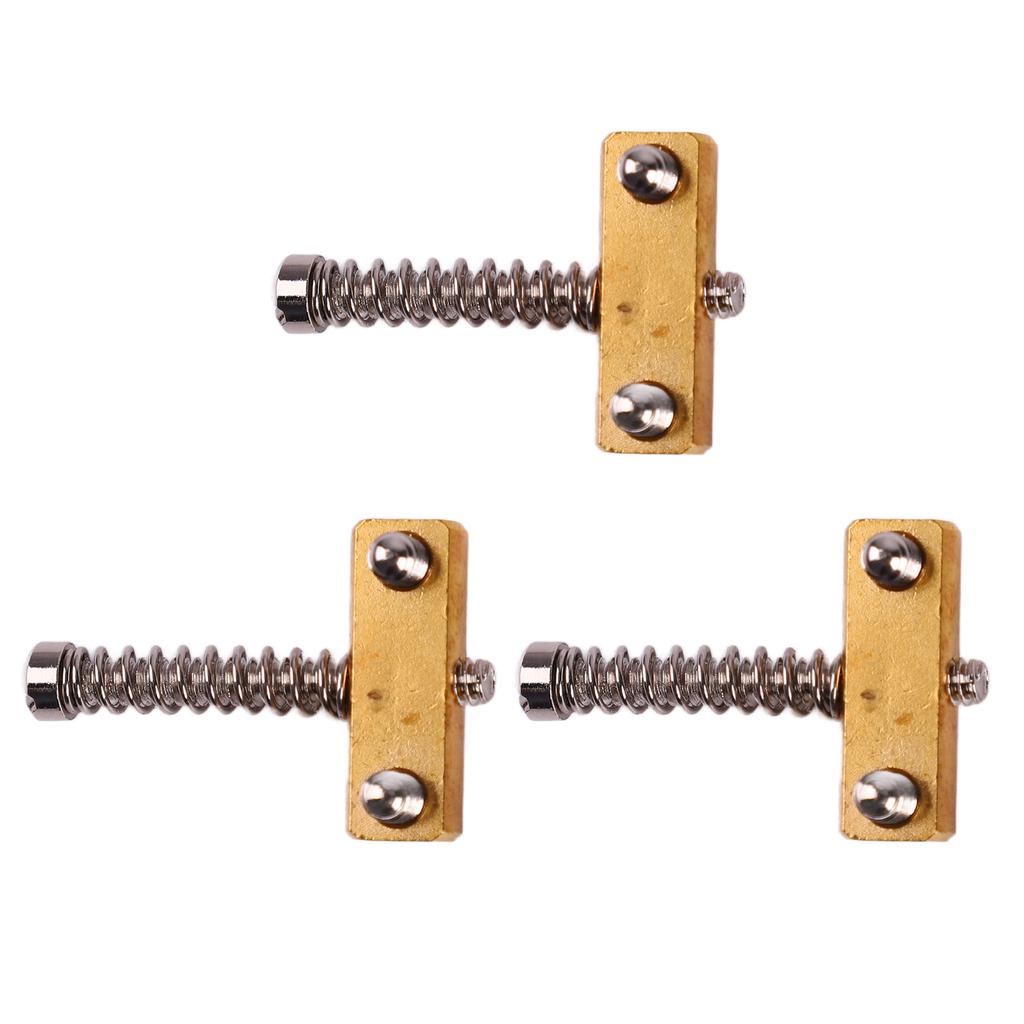 3PCS Saddle Spring Screws String Bridge Code Replacement Electric Guitar Accessories Slot Type