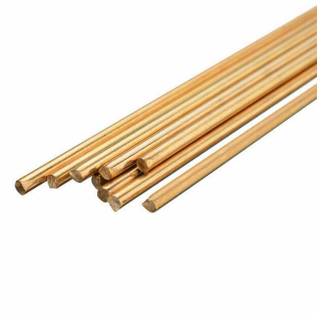 Brass Welding Rod 10PCS Brass HS221 Brazing Easy Golden