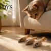 Interactive Pet Supplies for Multiple Cats Sisal Mouse Cat Toys, Feather Mice Kitten Chew Natural Toy Rope Rat Toys Teeth Cleaning, Indoor Self