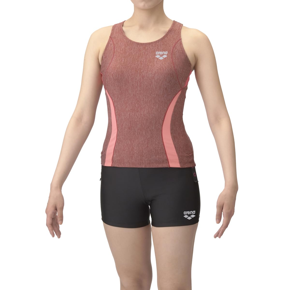 

Swimsuit Fitness Separates Orange x Orange L [Arena] (Y Back/Short Leg/Insert Pad) Women s (OROR)