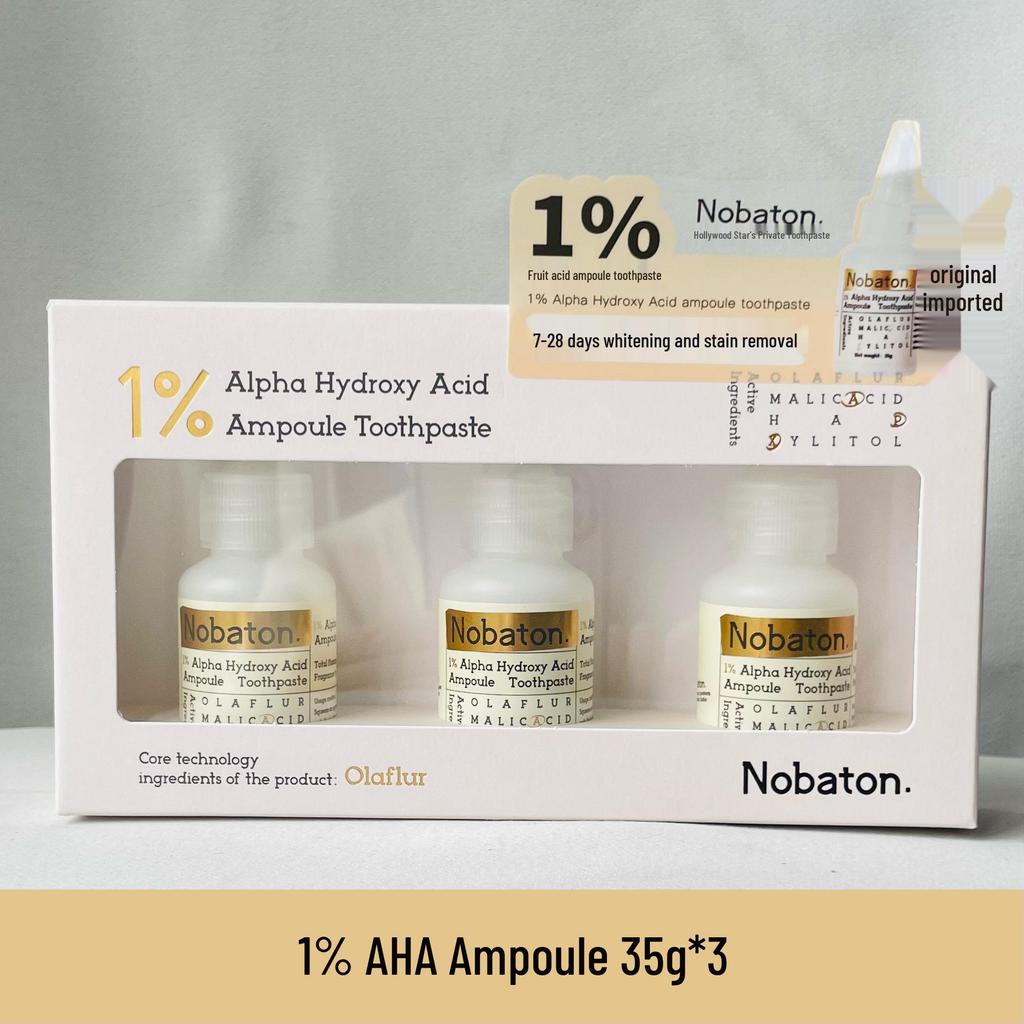 Nobaton Farm Toothpaste with 1% Fruit Acid, 1.5% Pink Salt, 2% Mastic & 5% Hydroxyapatite