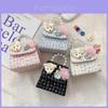 Adorable Mini Princess Chain Bag For Girls In Soft Leather With Cute Bear Design And Pearls