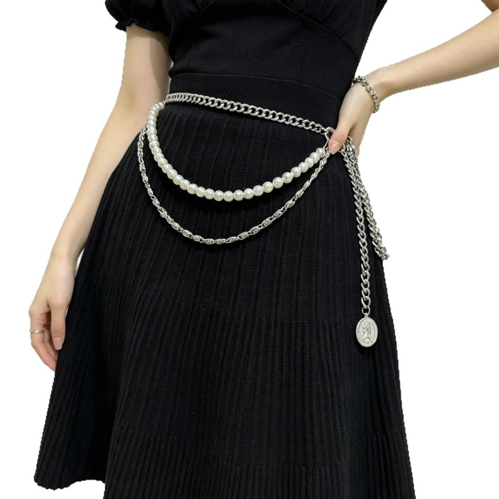 European and American Jewelry Fashion Waist Chain Women's Retro Style Pendant Chain Body Chain