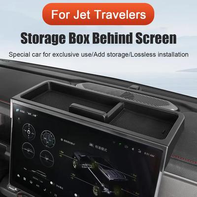 JETOUR Traveller T2 23-24 automašīnas ekrāna navigācijai aizmugurējā glabāšanas kastē Tālruņa turētājs Auto iekšpuse Centrālās konsoles uzglabāšanas kaste