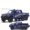 Automodell Toyota LC-6X6 im Maßstab 1/32, Legierungs-ABS-Material, Legierungsautospielzeug, hohe Simulation, langlebig, robuste, helle Farbe, für Geschenke