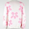 2023 Autumn/Winter Women's Casual Printed Sweater Pullover Flower Large Size Sweater