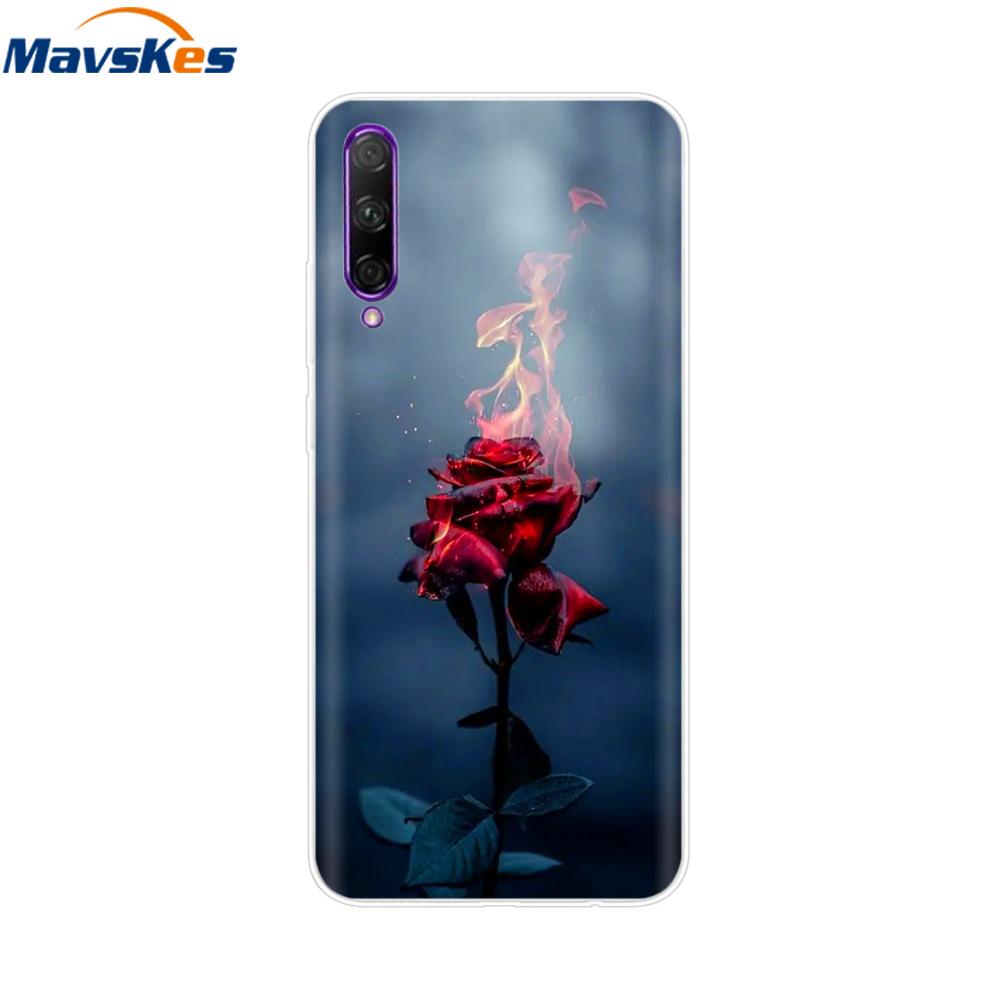 For Huawei P Smart Pro Case Cute Candy Painted Cover Soft Silicone Phone Case For Huawei P Smart Pro 2019 Cover Coque Bumper