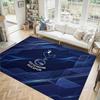 Tottenham Hotspur Design Crystal Velvet Carpet Cozy Non?Slip Printed Rug For Bedroom Living Room Entrance