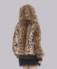 Jaded London (U) Bear Leopard Faux Fur Jacket Brown