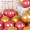 Metallic Red & Gold Balloon Set for Wedding & Celebration Decor