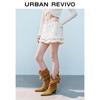 Women's Fashion Casual Double-Layer Ruffle Skort Shorts