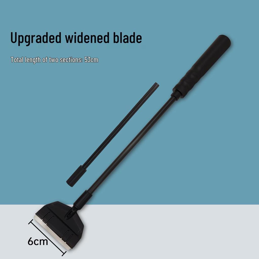 Wide Algae Scraper for Fish Tanks and Aquariums - Long Handle Blade for Algae and Moss Removal.