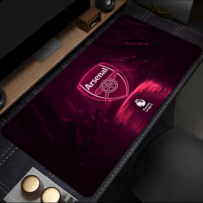 Tappetino Mouse Momento Celebrativo Arsenal, Base in Gomma, Tappetino Mouse per Giocatori e Uso Ufficio, Scrivania da Gioco, Tappetino Facile da Pulire Regali di Natale per Fan