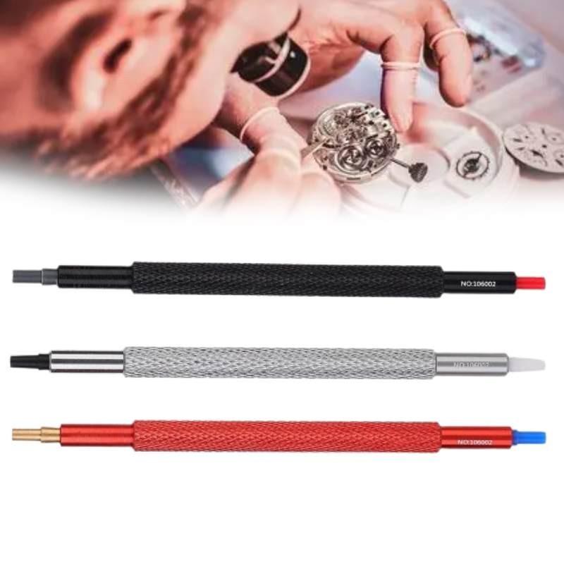3pcs Hand Watch Fitting Set Pressers Pushers Repairs Press Setting Uk Tool