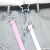 Star Zinc Zinc Alloy PU Leather Rhinestone Adjustable Waistband Star Buckle Belt Women Waist Belt Corset Belt