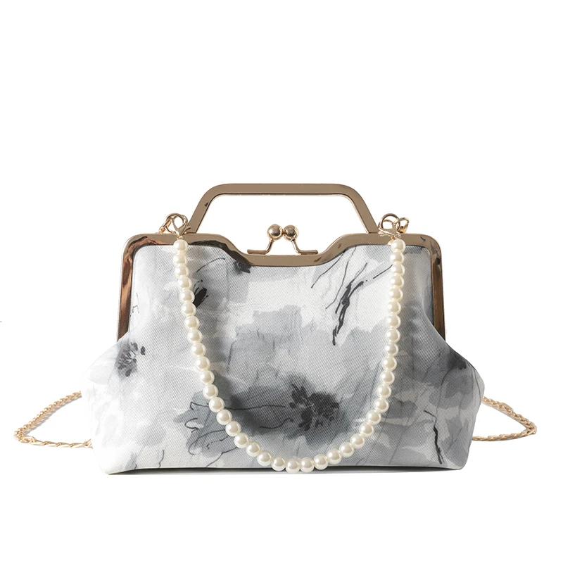 

Бисероплетение Печать Женские сумки через плечо Simplicity Trend Hasp Crossbody Сумки для женщин Цепи