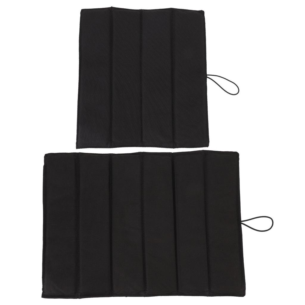 Black Portable Water Proof Picnic Mat Camping Sitting Pad Thickened Folding Small Cushion for Outdoo