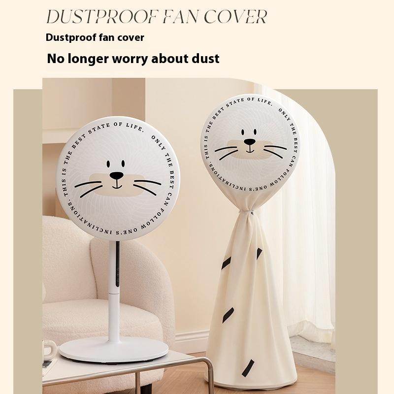 Husă de protecție pentru ventilator de podea, lavabilă, impermeabilă, rezistentă la praf, rotundă, pentru ventilator electric, husă de uz casnic universală pentru depozitare