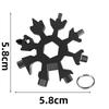 1/2 szt. 18-w-1 Wielofunkcyjne narzędzie klucz płatkowy śrubokręt otwieracz do butelek do nurkowania na zewnątrz narzędzia survivalowe na kemping